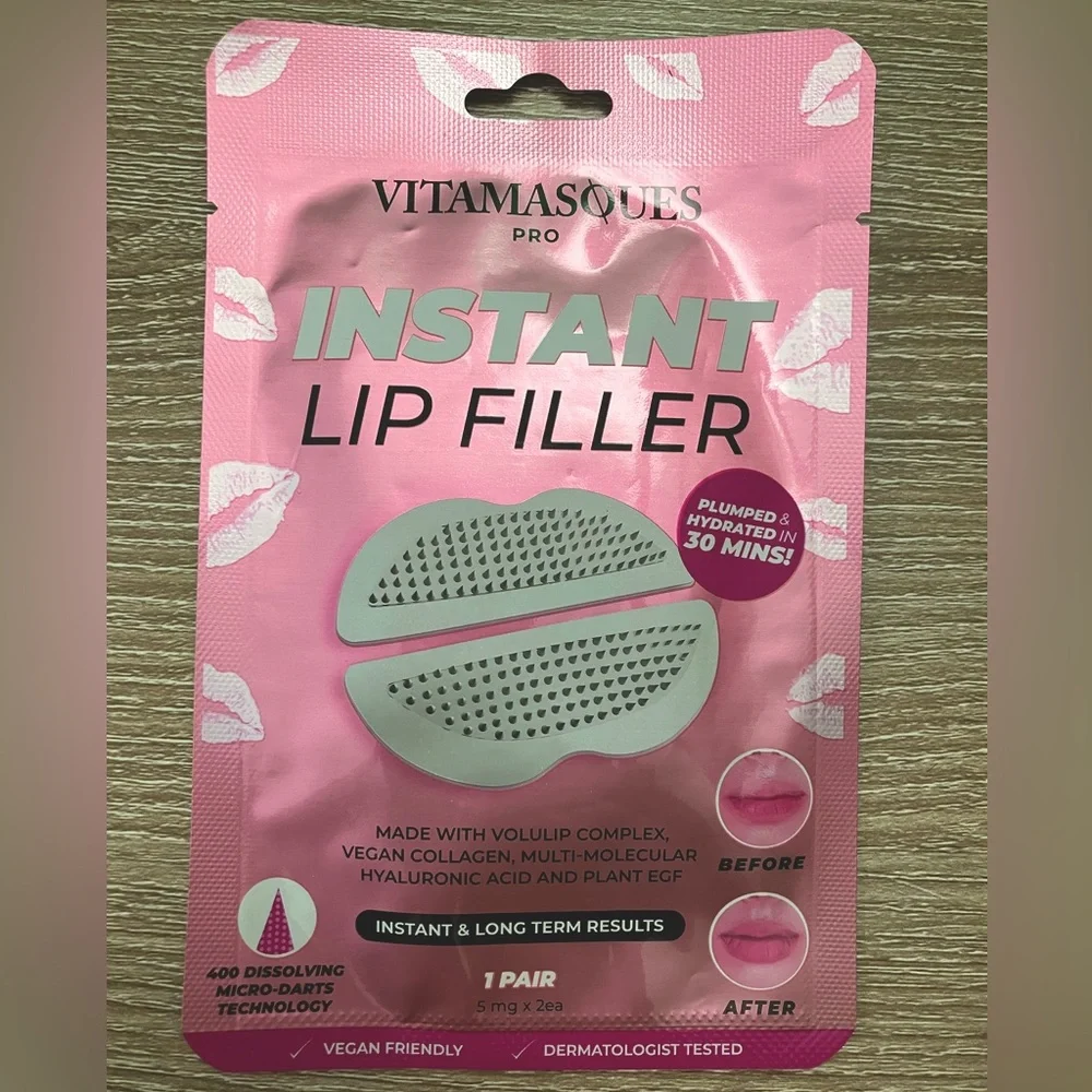 Vitamasques Pro Instant Lip Filler Micro-dart Lip Mask New - Picture 1 of 2